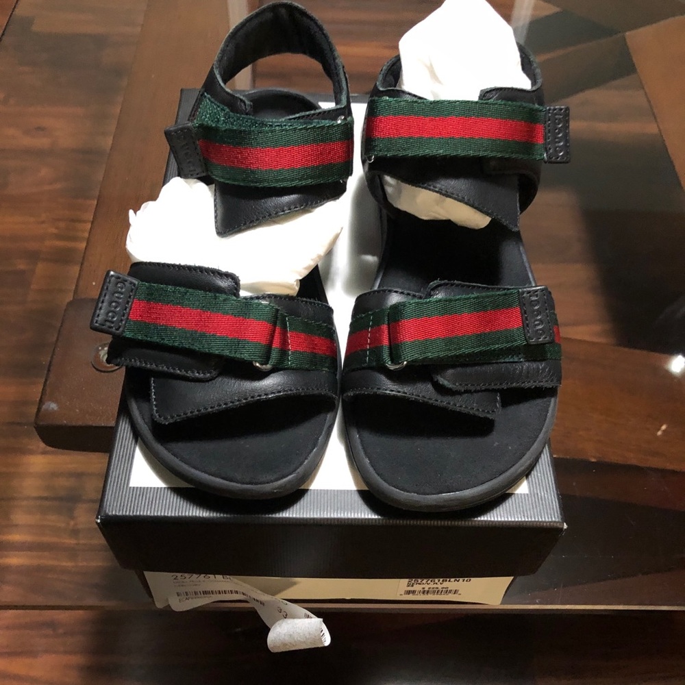 Authentic Gucci boys sandals